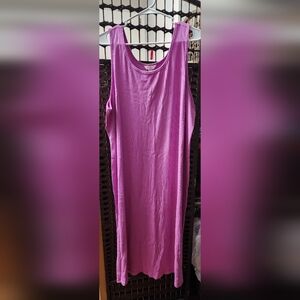 Full-length ribbed knit dress 2X 20-22